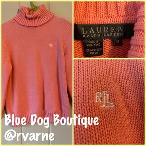 100% Cotton RL Turtleneck